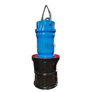 Bomba de fluxo axial submersível de design compacto de construção durável para sistema de resfriamento